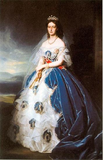 Franz Xaver Winterhalter Konigin Olga oil painting image